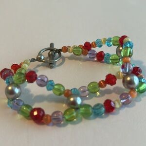 Handmade Multicolored Beaded Bracelet